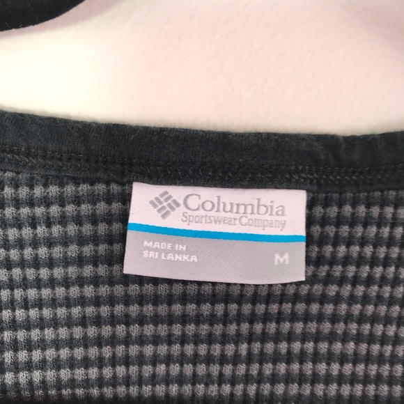 Columbia Sportswear Black White Textured M Shirt - Picture 4 of 6